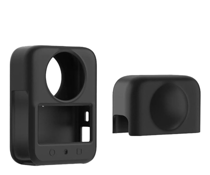 Puluz Silikonowa osłona z soczewką do DJI Osmo 360 (Czarna)